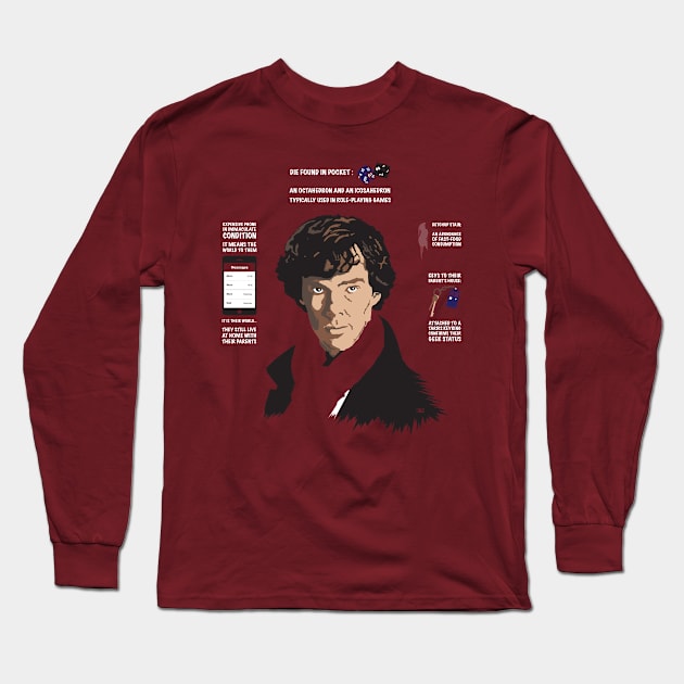 I Am Sherlocked Long Sleeve T-Shirt by Jimbanzee